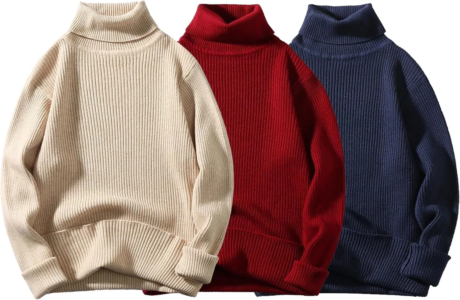 3 упаковки мужских ребристых свитеров с длинным рукавом SWJGLITTR
3 упаковки мужских ребристых свитеров с длинным рукавом SWJGLITTR