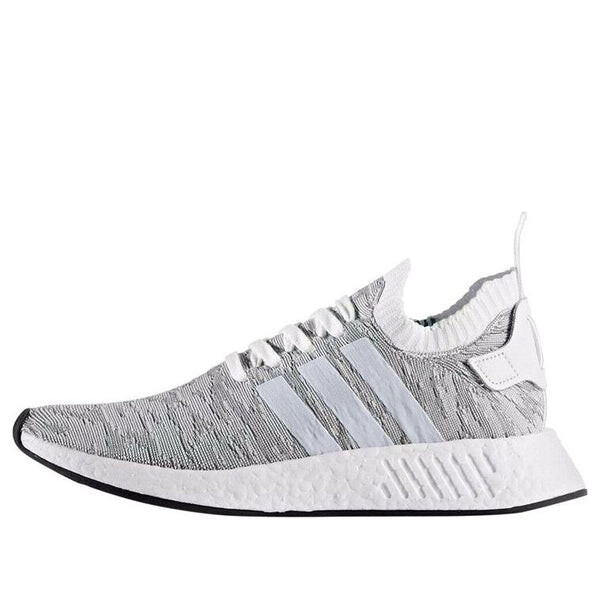 Кроссовки nmd_r2 primeknit 'running white' Adidas, белый 
Кроссовки nmd_r2 primeknit 'running white' Adidas, белый