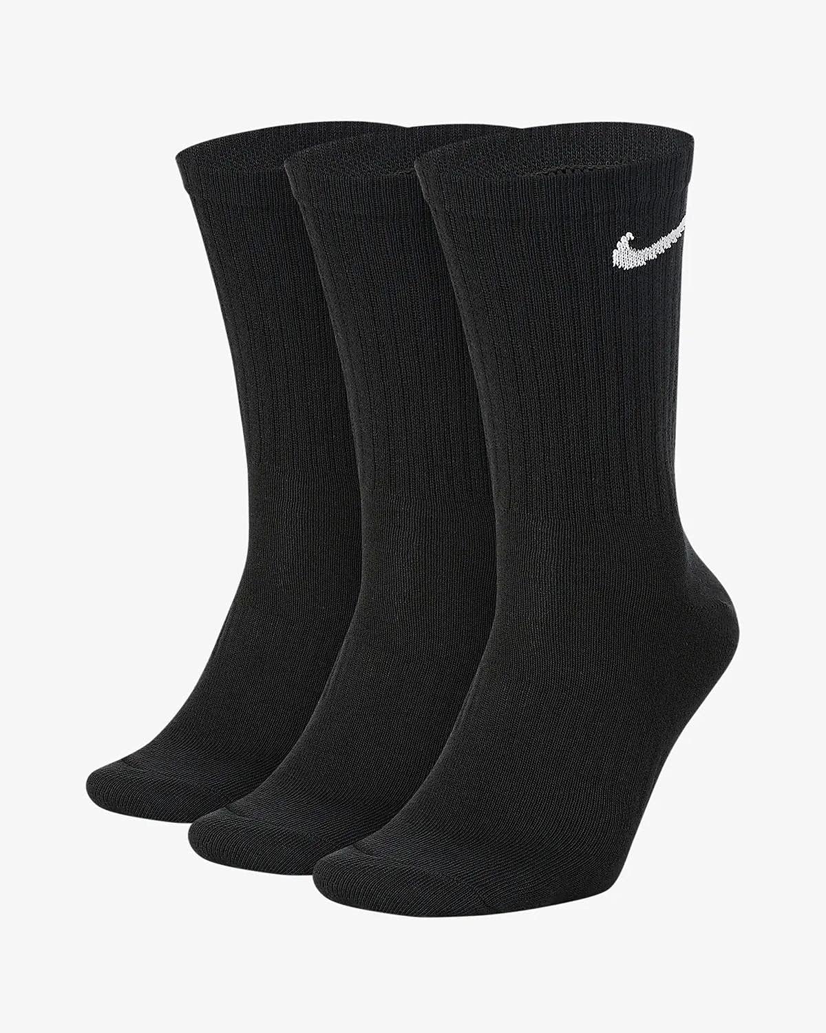 Тренировочные носки Nike Unisex Performance Cushion Crew (3 пары), Black/White
Тренировочные носки Nike Unisex Performance Cushion Crew (3 пары), Black/White