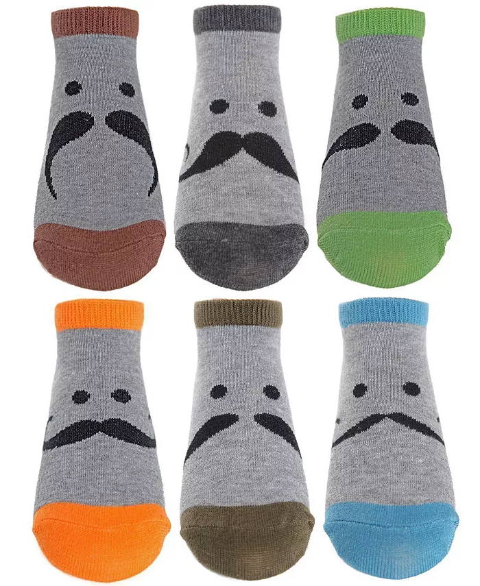 Мальчики 6 пар носков Mustache Mood с низкой посадкой MeMoi, мультиколор
Мальчики 6 пар носков Mustache Mood с низкой посадкой MeMoi, мультиколор