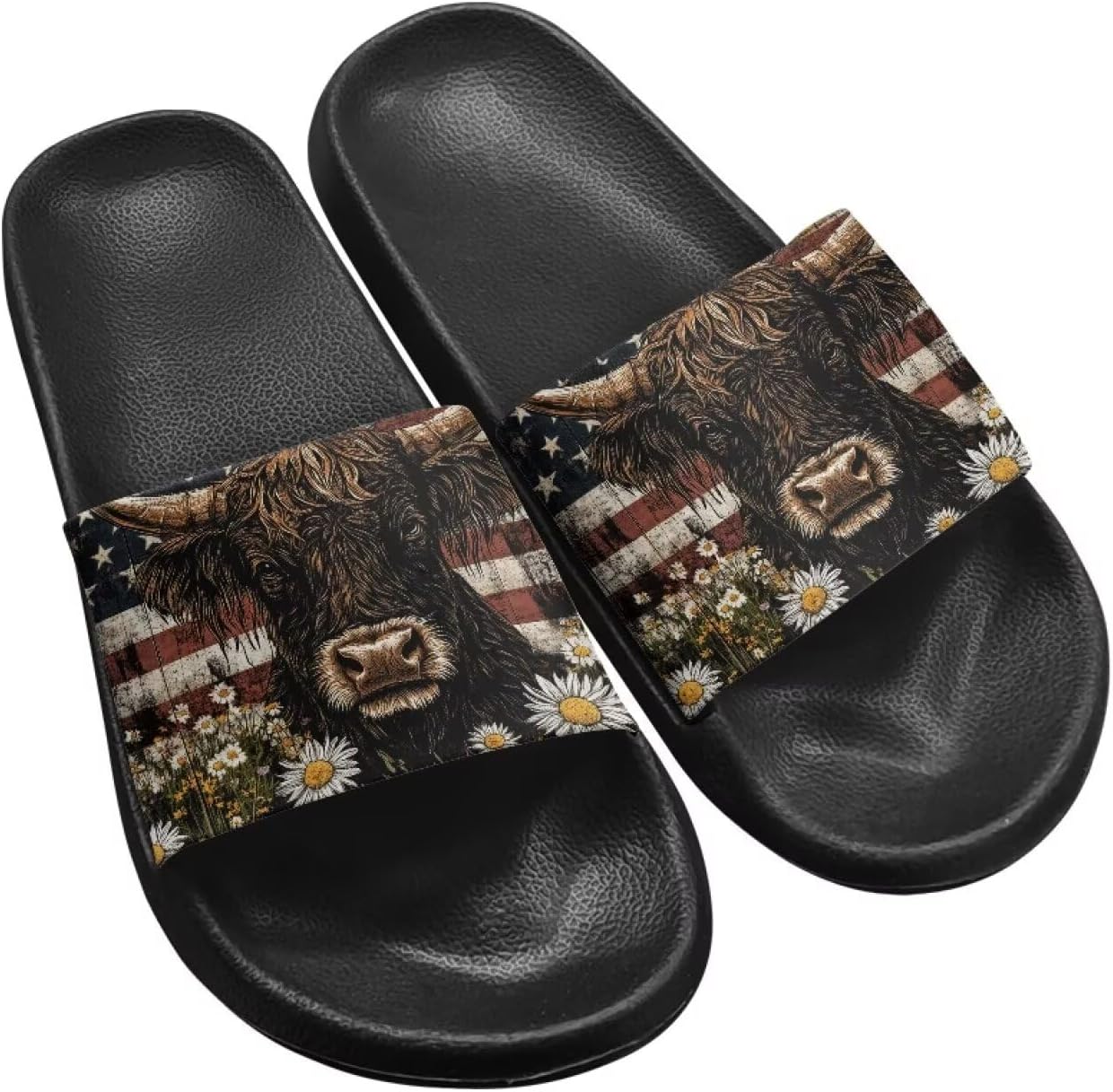 Тапочки для женщин и мужчин, ванночные сандалии с нескользящей подошвой, мягкие тапочки с толстой подошвой, душевые туфли, размер США 6-11 Twousenru, American Flag Highland Cow
Тапочки для женщин и мужчин, ванночные сандалии с нескользящей подошвой, мягкие тапочки с толстой подошвой, душевые туфли, размер США 6-11 Twousenru, American Flag Highland Cow