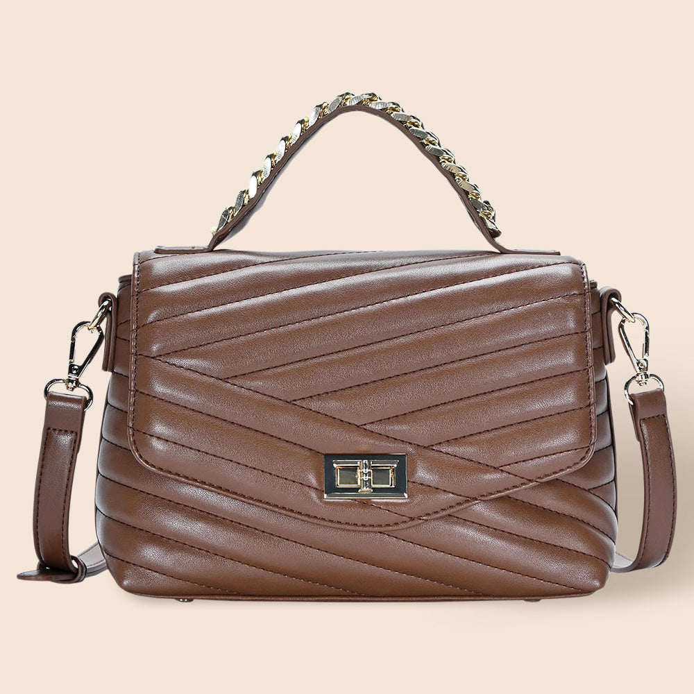 Детализированная сумка-тоут из искусственной кожи с возможностью ношения через плечо FASHNZFAB, коричневый
Детализированная сумка-тоут из искусственной кожи с возможностью ношения через плечо FASHNZFAB, коричневый