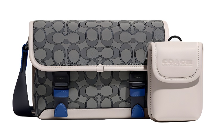 COACH Кожаный мессенджер сумка через плечо унисекс черный серый белый
COACH Кожаный мессенджер сумка через плечо унисекс черный серый белый