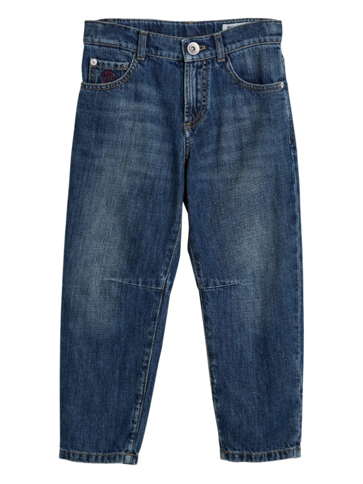 Джинсы Brunello Cucinelli Kids из хлопка, синий
Джинсы Brunello Cucinelli Kids из хлопка, синий