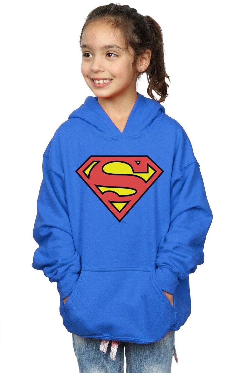 Толстовка с логотипом Супермена DC Comics, синий
Толстовка с логотипом Супермена DC Comics, синий