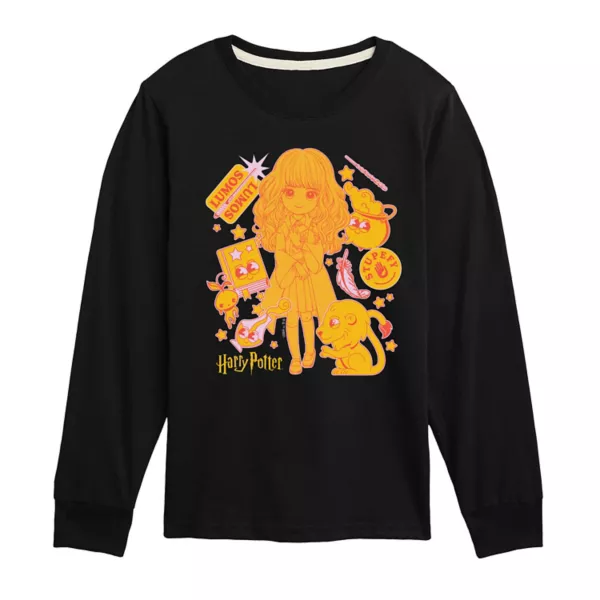Мальчики 8-20 футболка с длинным рукавом "Гермиона и заклинания" Harry Potter, черный
Мальчики 8-20 футболка с длинным рукавом "Гермиона и заклинания" Harry Potter, черный