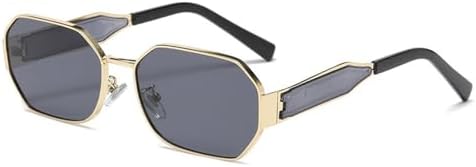 Ретро-солнцезащитные очки с широкими дужками, стильные многоугольные солнцезащитные очки для мужчин и женщин, солнцезащитные очки в стиле знаменитостей из интернета MTZJH, Golden Gray
Ретро-солнцезащитные очки с широкими дужками, стильные многоугольные солнцезащитные очки для мужчин и женщин, солнцезащитные очки в стиле знаменитостей из интернета MTZJH, Golden Gray