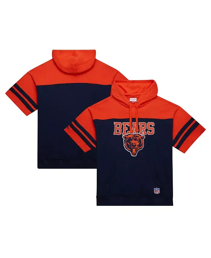 Мужская синяя толстовка с капюшоном Chicago Bears Off Field Vintage-like Logo с короткими рукавами Mitchell & Ness
Мужская синяя толстовка с капюшоном Chicago Bears Off Field Vintage-like Logo с короткими рукавами Mitchell & Ness