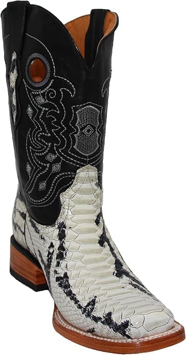 Мужские ковбойские ботинки в западном стиле с квадратным носком из натуральной кожи с тиснением под экзотическую змею и принтом питона - натуральные Generic, Natural
Мужские ковбойские ботинки в западном стиле с квадратным носком из натуральной кожи с тиснением под экзотическую змею и принтом питона - натуральные Generic, Natural
