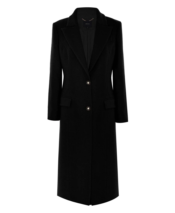 Элегантный пиджак с лацканами. Kocca, черный
Элегантный пиджак с лацканами. Kocca, черный