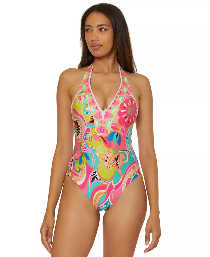 Женский цельный купальник Venus Plunge Trina Turk, мультиколор
Женский цельный купальник Venus Plunge Trina Turk, мультиколор