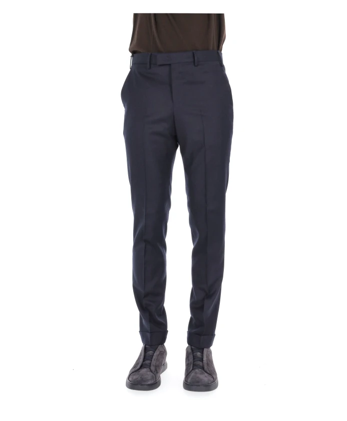 Синие шерстяные фланелевые брюки, Master Fit Pt Torino, синий
Синие шерстяные фланелевые брюки, Master Fit Pt Torino, синий