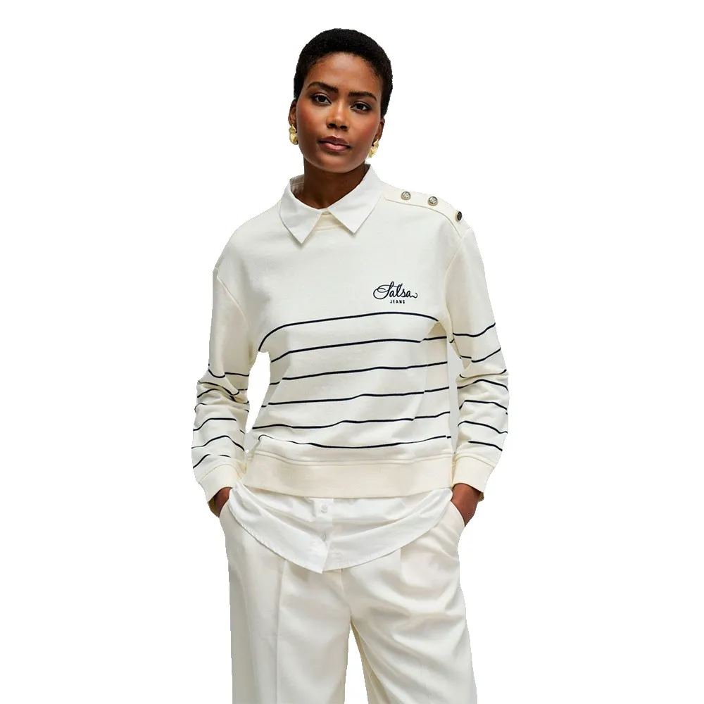 Толстовка Salsa Jeans Stripped Twofer, бежевый
Толстовка Salsa Jeans Stripped Twofer, бежевый