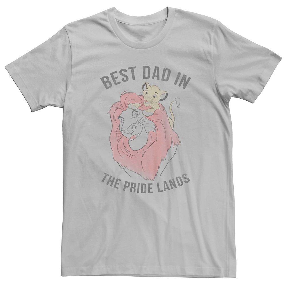 Мужская футболка Disney's King Lion Simba Mufasa Best Dad In The Pride Lands Licensed Character, цвет Silver
Мужская футболка Disney's King Lion Simba Mufasa Best Dad In The Pride Lands Licensed Character, цвет Silver