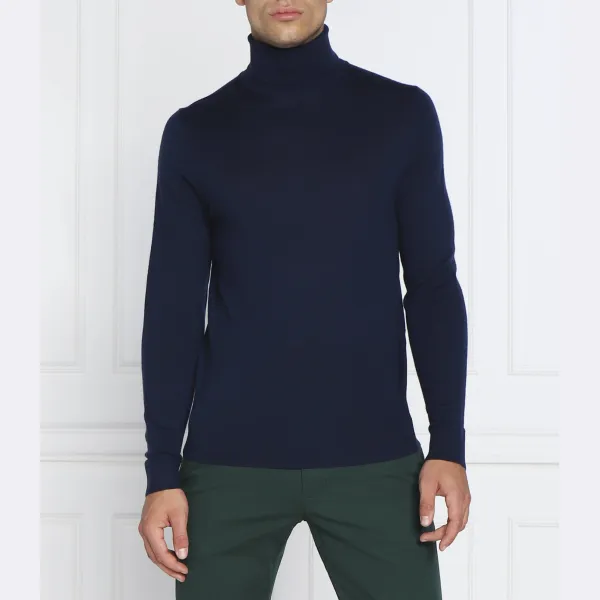 Шерстяная водолазка приталенного кроя Calvin Klein, синий
Шерстяная водолазка приталенного кроя Calvin Klein, синий