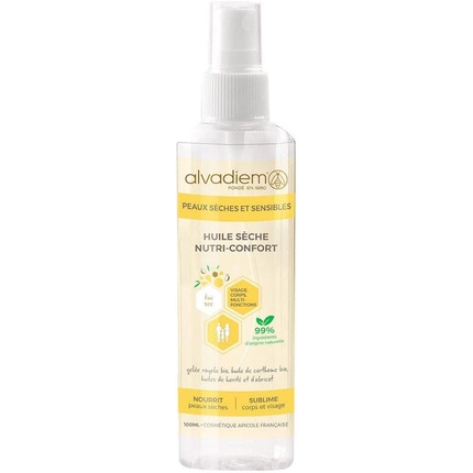 Сухое масло Nutri-Comfort с органическим маточным молочком для тела и волос Alvadiem
Сухое масло Nutri-Comfort с органическим маточным молочком для тела и волос Alvadiem