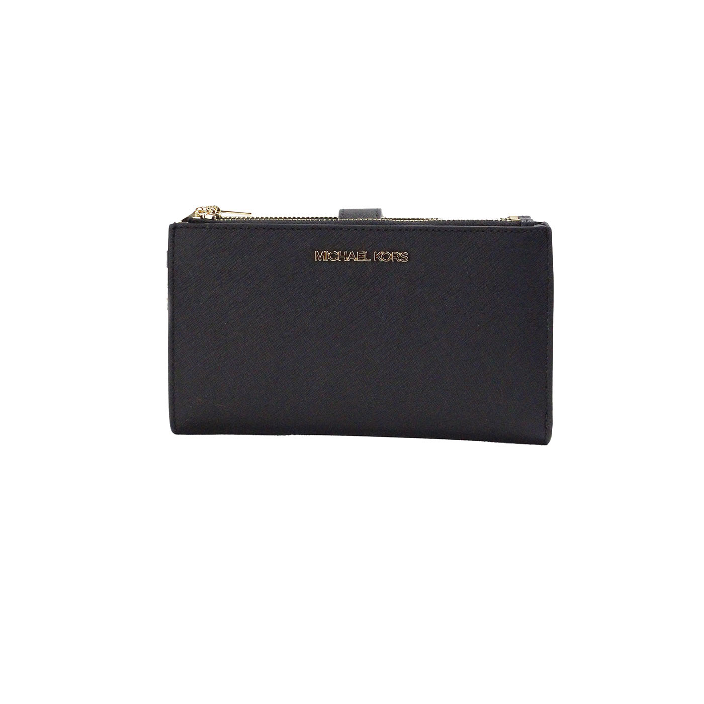 Jet Set Travel черный кожаный большой кошелек с двойной молнией на запястье Michael Kors
Jet Set Travel черный кожаный большой кошелек с двойной молнией на запястье Michael Kors