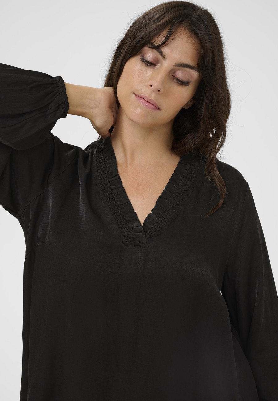 Блуза Kaffe Curve KCmilia Blouse, Black Deep/Mottled Black
Блуза Kaffe Curve KCmilia Blouse, Black Deep/Mottled Black