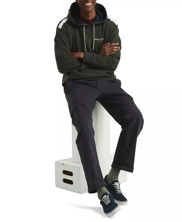 Мужская худи с длинными рукавами и лентой на плечах Nautica, зеленый
Мужская худи с длинными рукавами и лентой на плечах Nautica, зеленый