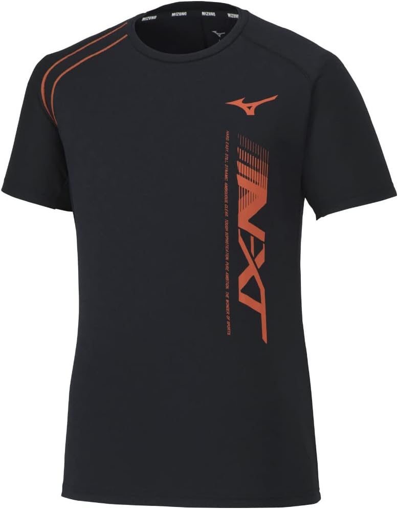 Тренировочная волейбольная футболка Mizuno N-XT, с коротким рукавом, влагоотводящая, быстросохнущая, технология Mizuno Move Tech V2MAA002, черный
Тренировочная волейбольная футболка Mizuno N-XT, с коротким рукавом, влагоотводящая, быстросохнущая, технология Mizuno Move Tech V2MAA002, черный