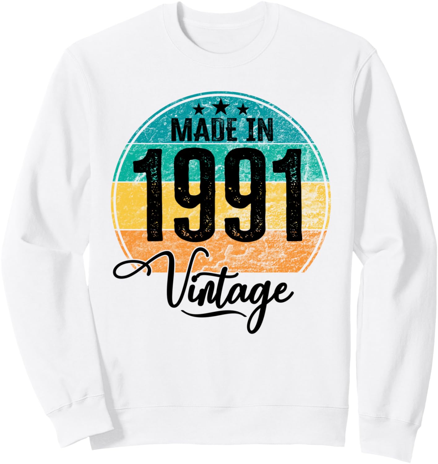 Винтажная толстовка ко дню рождения 1991 года Kattos - Happy Birthday 1991, белый
Винтажная толстовка ко дню рождения 1991 года Kattos - Happy Birthday 1991, белый