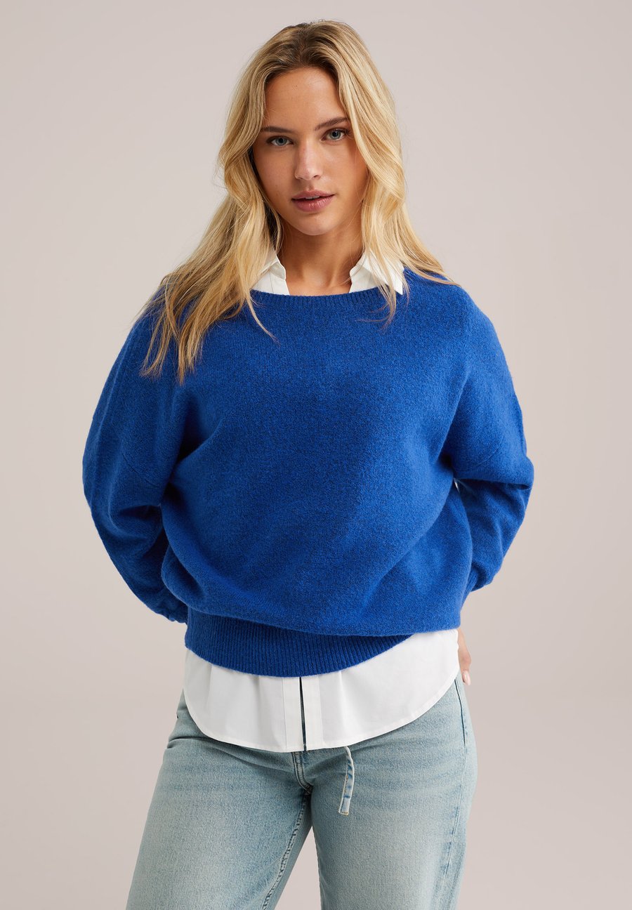 Джемпер WE Fashion Jumper, Blue/Royal Blue
Джемпер WE Fashion Jumper, Blue/Royal Blue