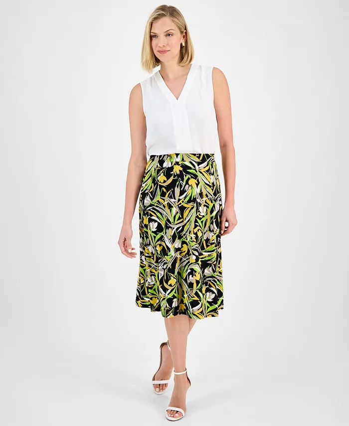 Женская миди-юбка с принтом на резинке Kasper, черный
Женская миди-юбка с принтом на резинке Kasper, черный