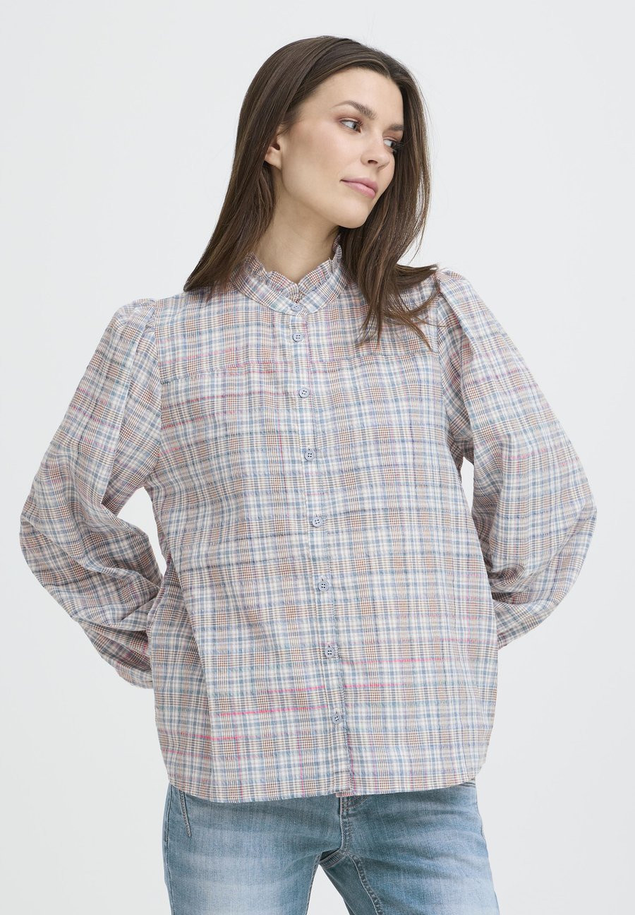 Блуза PULZ Button-down blouse, Della Robbia Blue/Light Blue
Блуза PULZ Button-down blouse, Della Robbia Blue/Light Blue