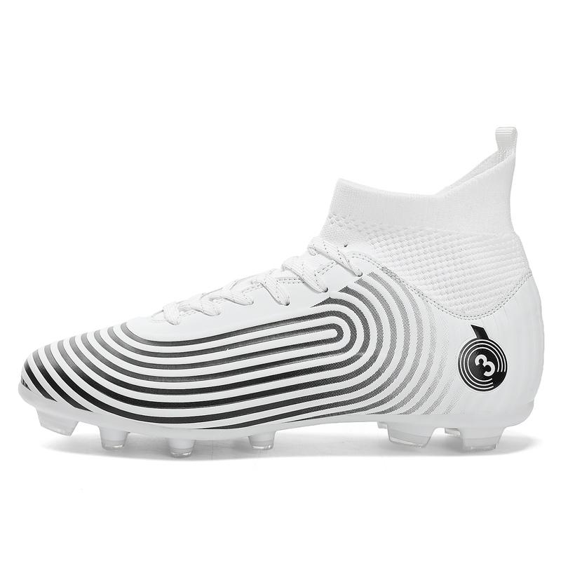 Футбольные бутсы для детей и подростков с амортизацией, износостойкостью, балансировкой и высоким верхом Peter pan, белый
Футбольные бутсы для детей и подростков с амортизацией, износостойкостью, балансировкой и высоким верхом Peter pan, белый