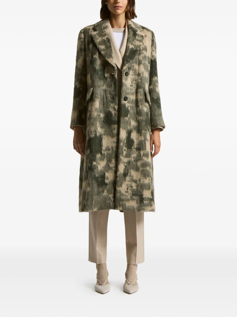 Пальто на пуговицах Peserico, нейтральный
Пальто на пуговицах Peserico, нейтральный