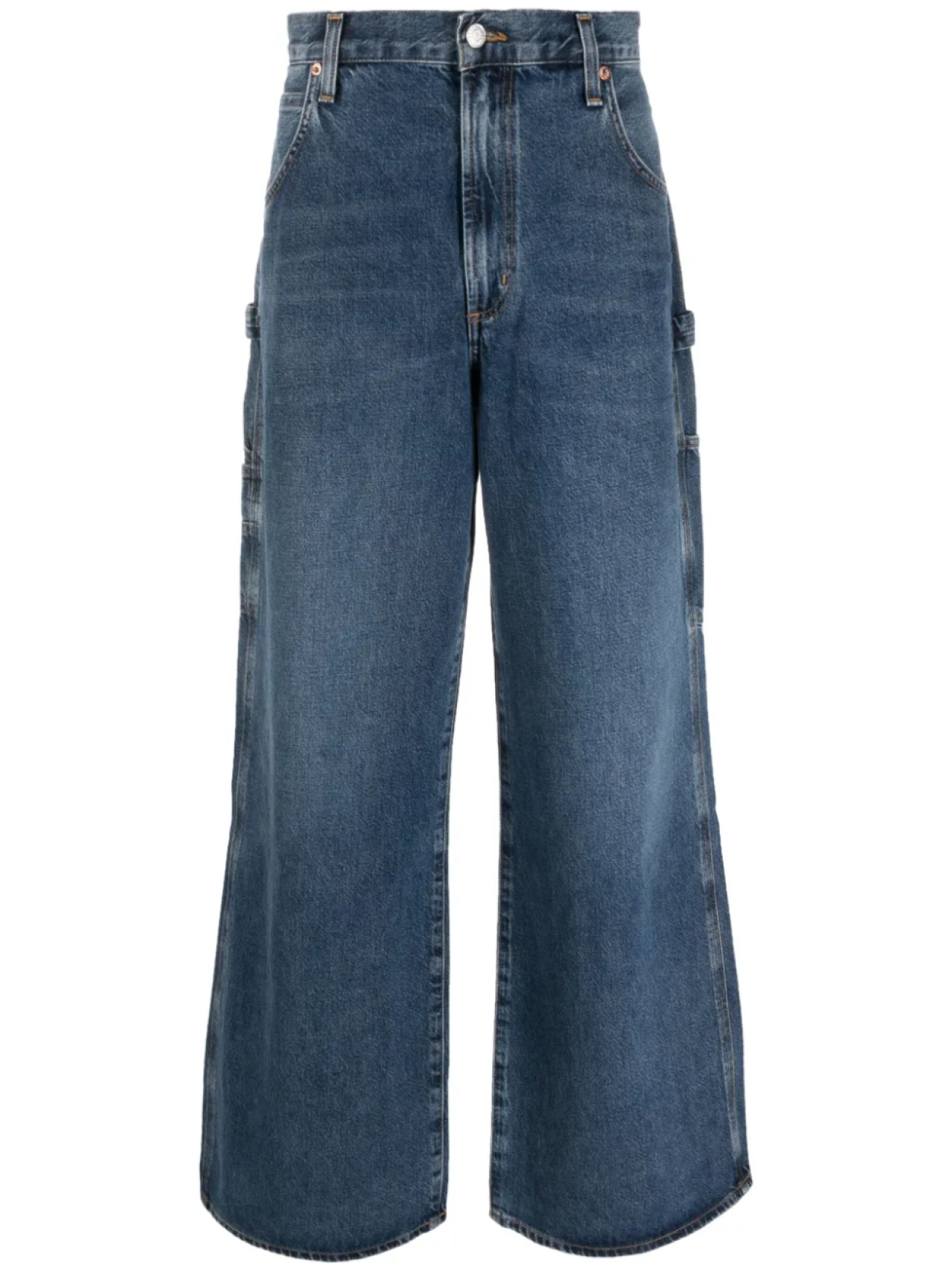 AGOLDE широкие джинсы средней посадки, синий
AGOLDE широкие джинсы средней посадки, синий