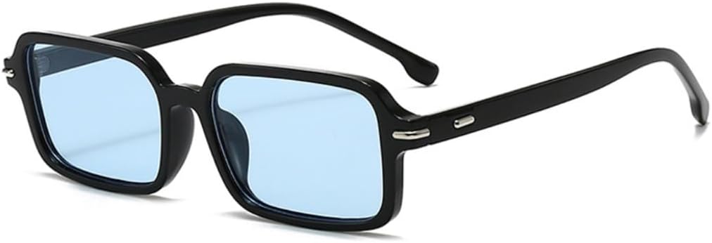 Ретро прямоугольные солнцезащитные очки для женщин, модные очки с заклепками, мужские модные очки в стиле панк с леопардовым принтом, солнцезащитные очки UV400 TVTBBVV, Black Blue
Ретро прямоугольные солнцезащитные очки для женщин, модные очки с заклепками, мужские модные очки в стиле панк с леопардовым принтом, солнцезащитные очки UV400 TVTBBVV, Black Blue