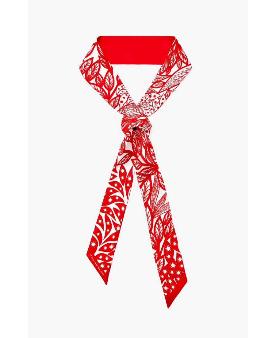 Узкий шелковый шарф, Алое Древо Жизни Jessie Zhao New York, Red
Узкий шелковый шарф, Алое Древо Жизни Jessie Zhao New York, Red