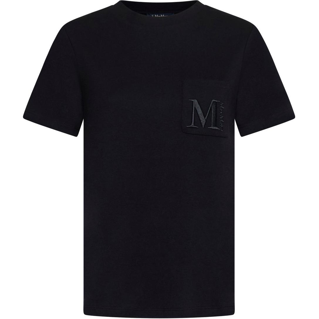 Футболка с вышитым логотипом 'S MAX MARA, черная
Футболка с вышитым логотипом 'S MAX MARA, черная