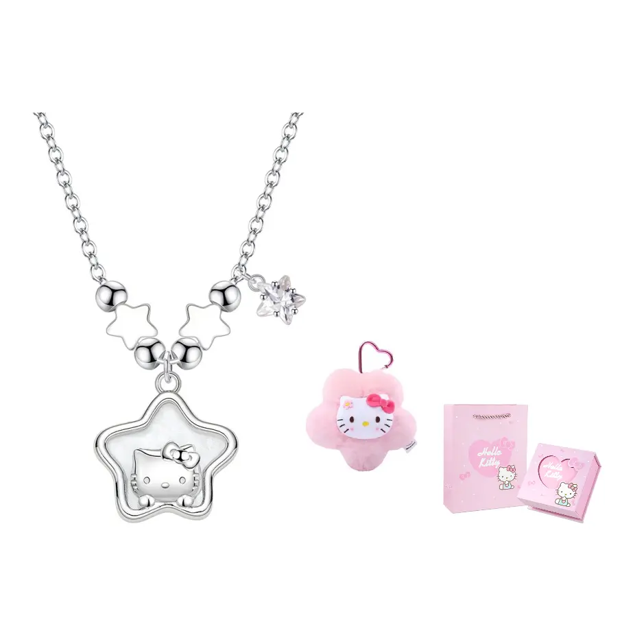 Колье для женщин Sanrio, hello kitty necklace+doll
Колье для женщин Sanrio, hello kitty necklace+doll