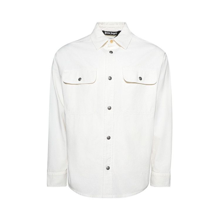 Рубашка Palm Angels Monogram Embroidery Overshirt, Off White
Рубашка Palm Angels Monogram Embroidery Overshirt, Off White