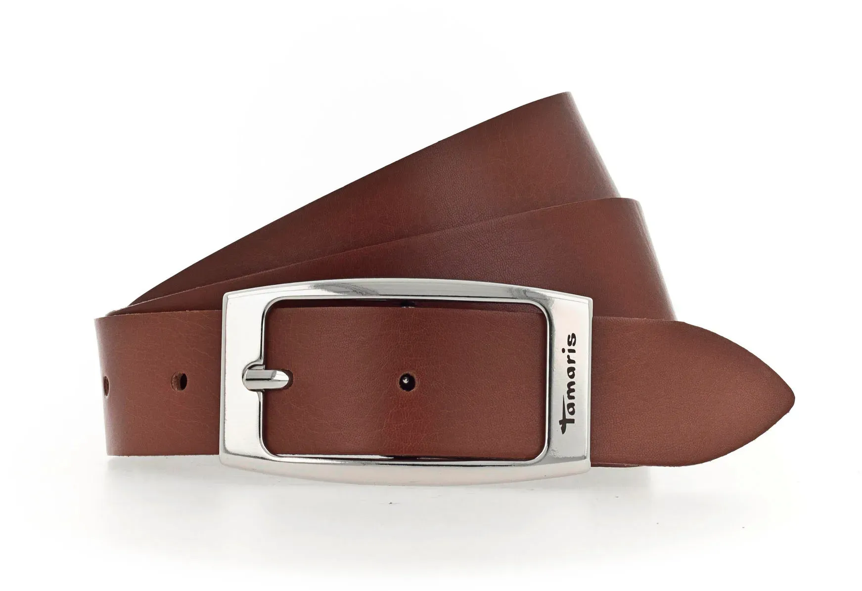 Кожаный ремень Tamaris с блестящей застежкой в великолепных базовых цветах, цвет Cognac
Кожаный ремень Tamaris с блестящей застежкой в великолепных базовых цветах, цвет Cognac
