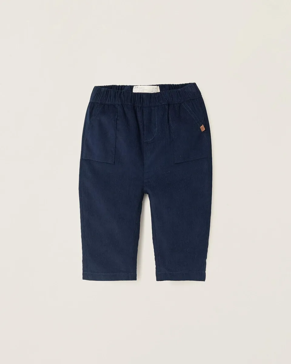 Брюки для маленького мальчика из вельвета, 100% хлопок Zippy, темно-синий
Брюки для маленького мальчика из вельвета, 100% хлопок Zippy, темно-синий