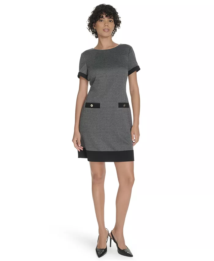 Женское платье с круглым вырезом и узором «ёлочка» Tommy Hilfiger
Женское платье с круглым вырезом и узором «ёлочка» Tommy Hilfiger