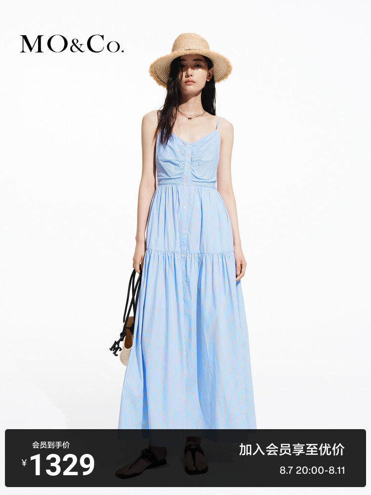 Платье плиссированное Moco Moan полосатое, синий / белый
Платье плиссированное Moco Moan полосатое, синий / белый