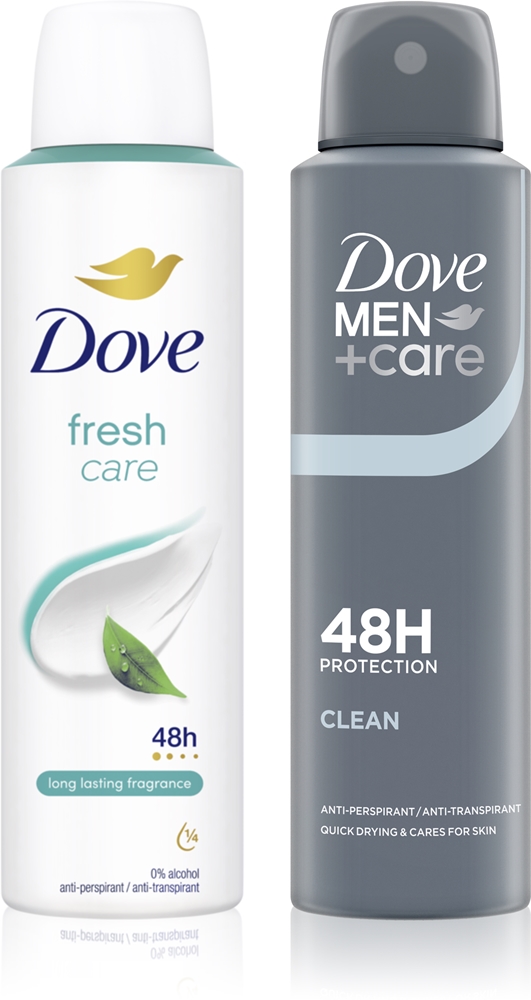 Набор антиперспирантов в экономичной упаковке Dove, 2× 150 мл
Набор антиперспирантов в экономичной упаковке Dove, 2× 150 мл