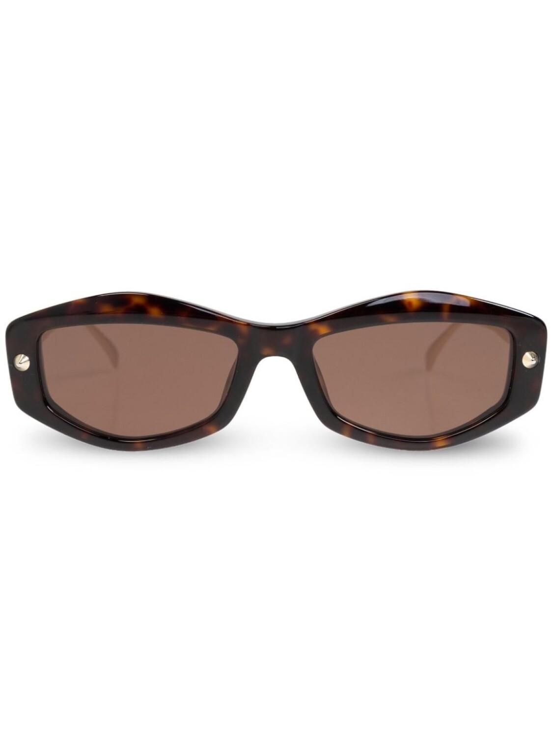 Alexander McQueen Eyewear солнцезащитные очки Spike, коричневый
Alexander McQueen Eyewear солнцезащитные очки Spike, коричневый