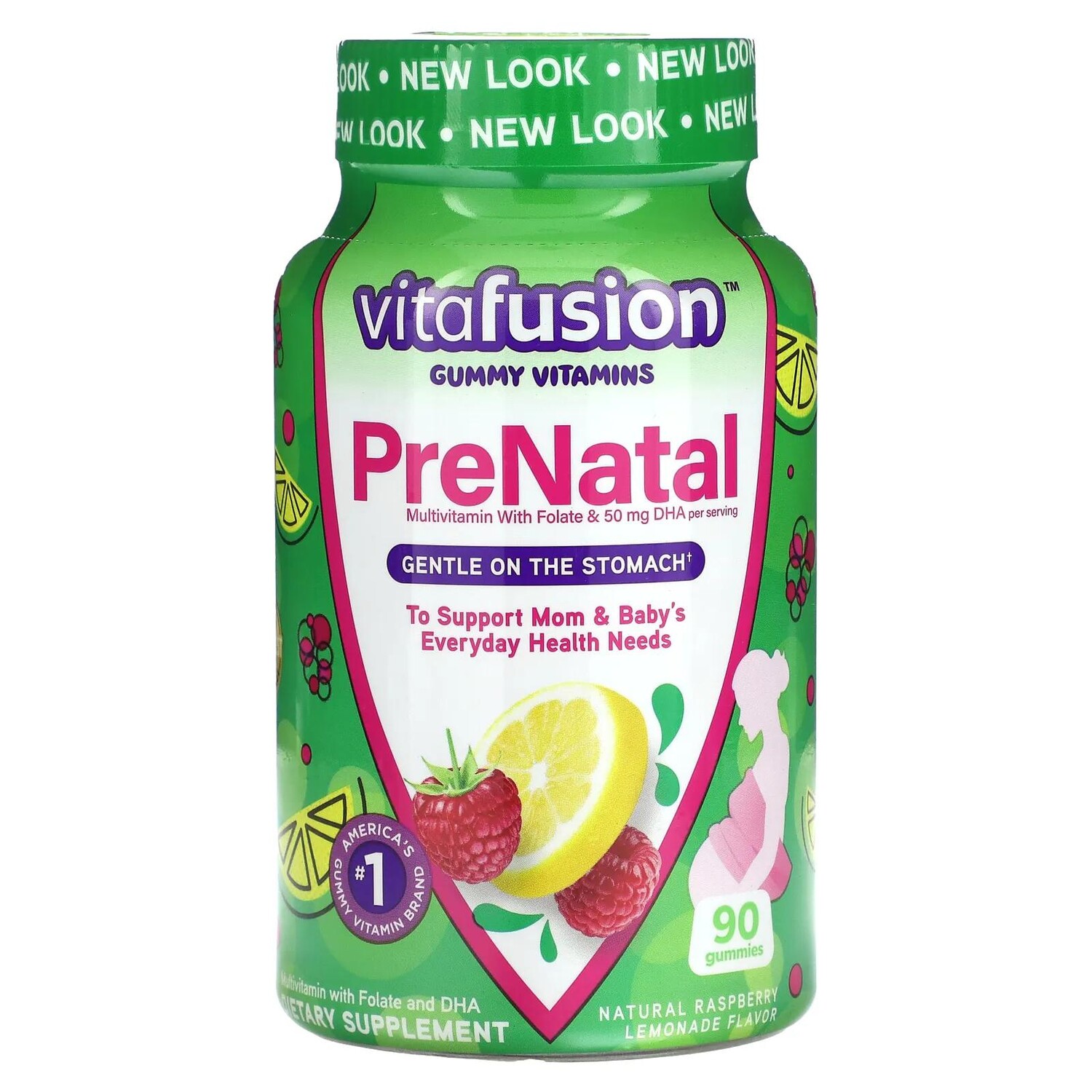 VitaFusion PreNatal ДГК фолиевая кислота и мультивитамины 90 жевательных таблеток
VitaFusion PreNatal ДГК фолиевая кислота и мультивитамины 90 жевательных таблеток