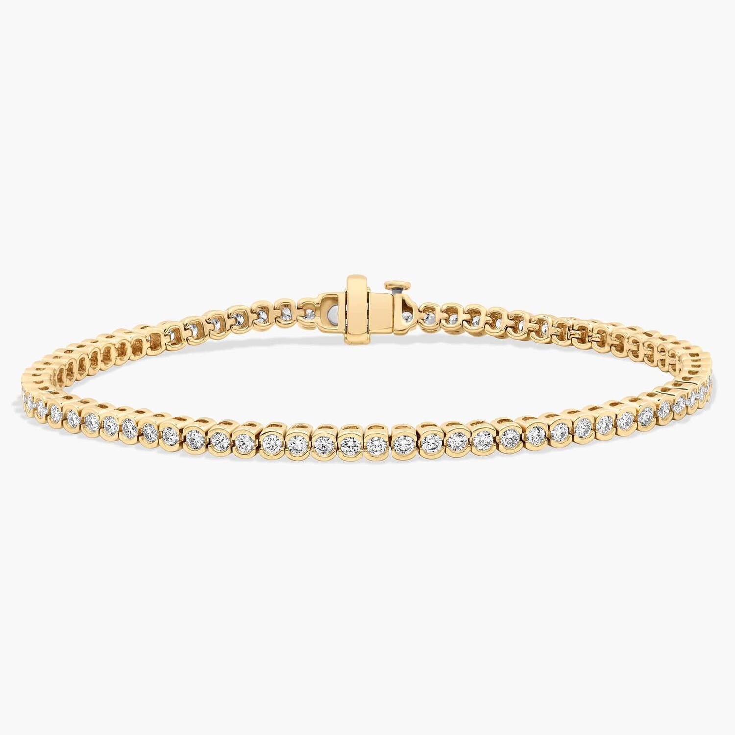 Теннисный браслет с 7-дюймовым безелем и выращенными в лаборатории бриллиантами из 14-каратного желтого золота (2 карата, два карата - FG / VS2-SI1) Blue Nile
Теннисный браслет с 7-дюймовым безелем и выращенными в лаборатории бриллиантами из 14-каратного желтого золота (2 карата, два карата - FG / VS2-SI1) Blue Nile