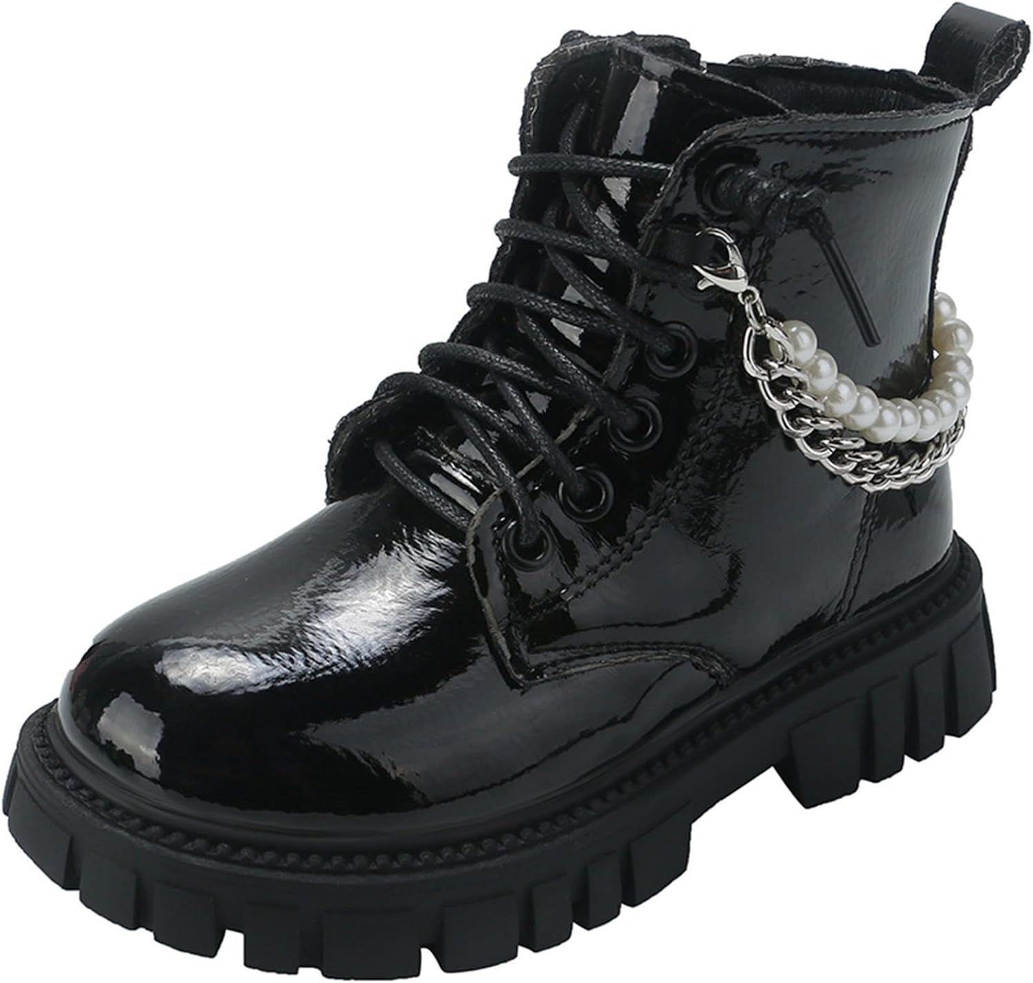 Детские ботильоны IWIHMIV для девочек с боковой молнией и шнуровкой, короткие ботинки для малышей, для улицы, повседневные, с нескользящей подошвой, для езды, Black
Детские ботильоны IWIHMIV для девочек с боковой молнией и шнуровкой, короткие ботинки для малышей, для улицы, повседневные, с нескользящей подошвой, для езды, Black