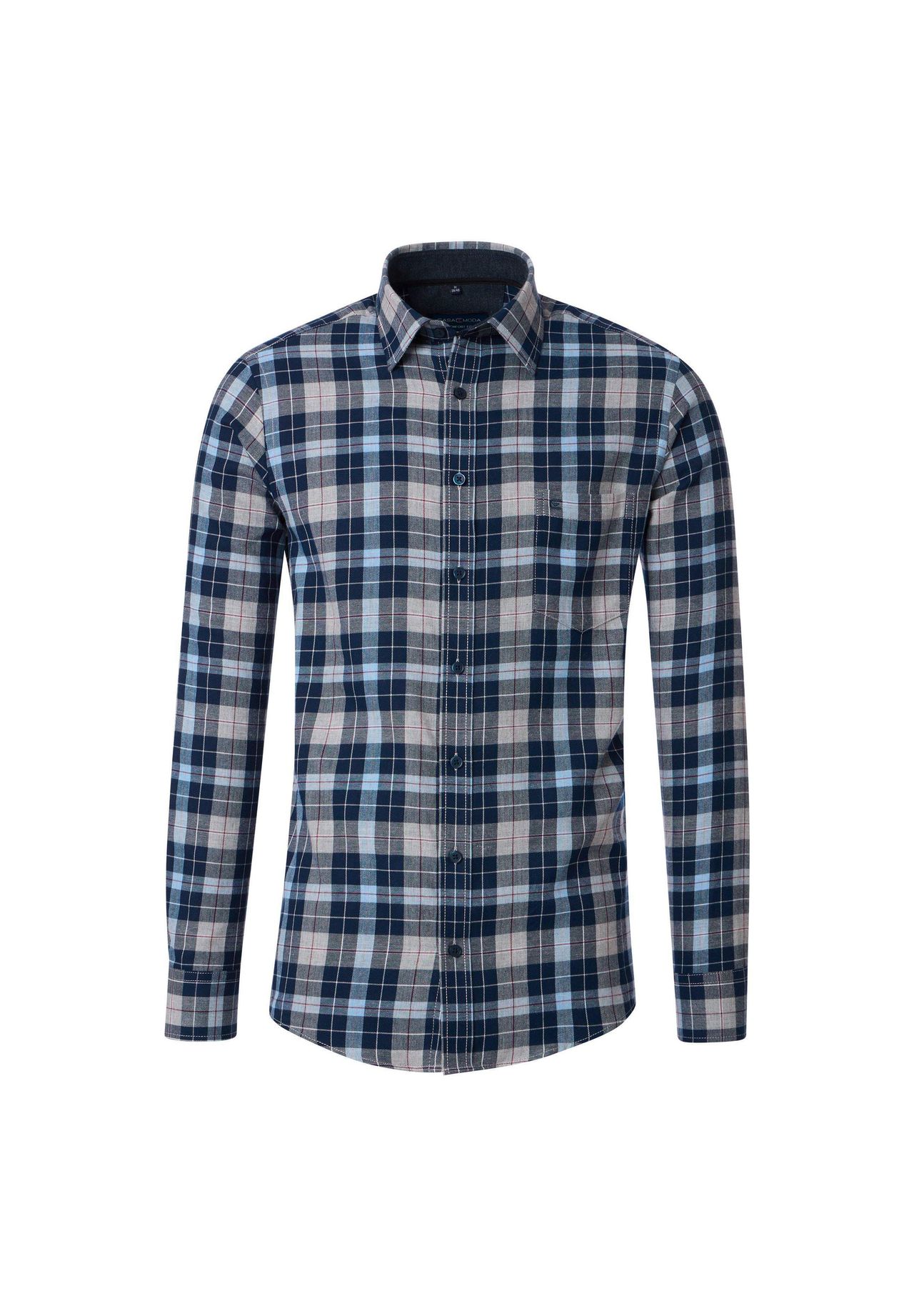 Мужская повседневная рубашка в клетку, комфортная посадка CASAMODA, синий
Мужская повседневная рубашка в клетку, комфортная посадка CASAMODA, синий