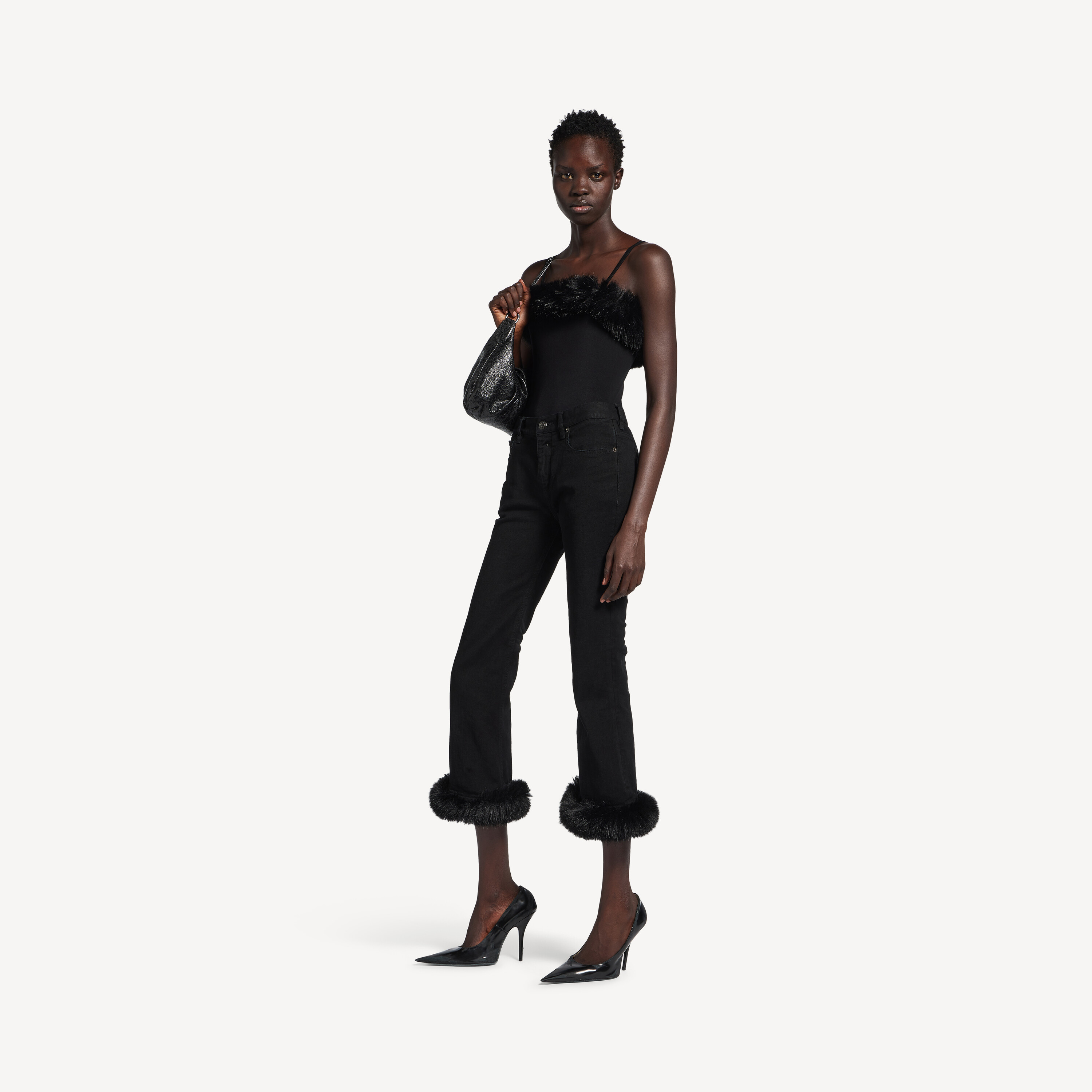 Женский топ на бретелях черного цвета BALENCIAGA, черный
Женский топ на бретелях черного цвета BALENCIAGA, черный