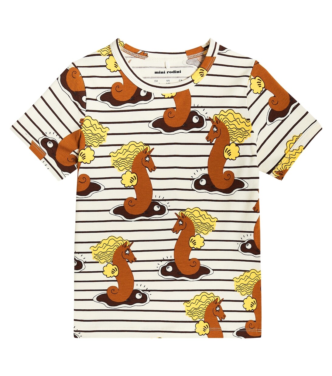 Футболка с принтом Mini Rodini, коричневый
Футболка с принтом Mini Rodini, коричневый