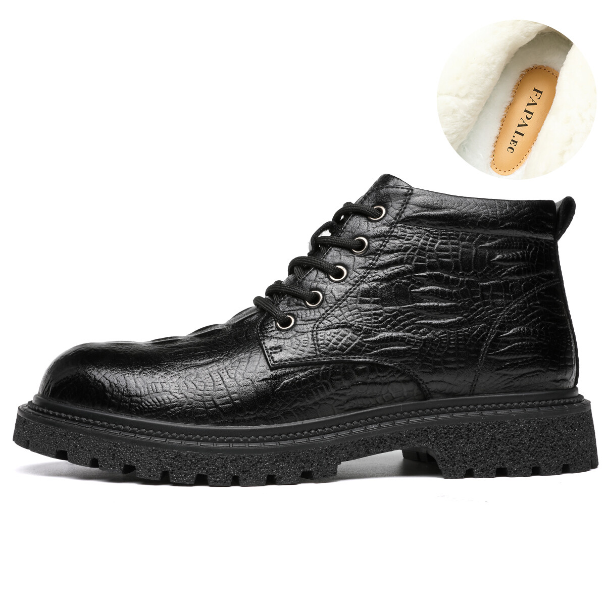 Ботинки мужские черный Fapai
Ботинки мужские черный Fapai