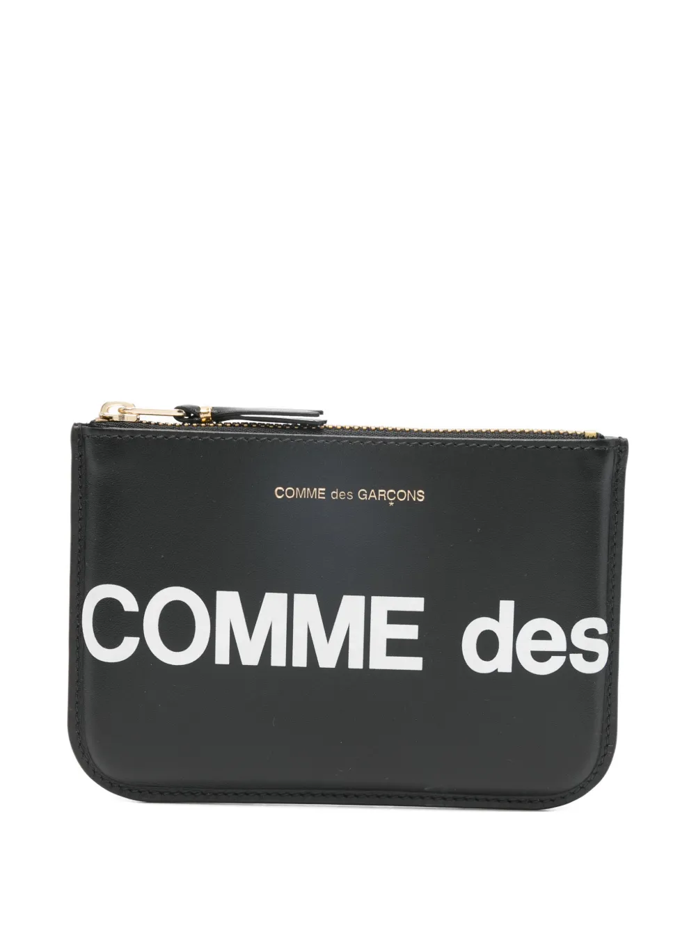 Кожаный кошелек на молнии Comme Des Garcons, черный
Кожаный кошелек на молнии Comme Des Garcons, черный